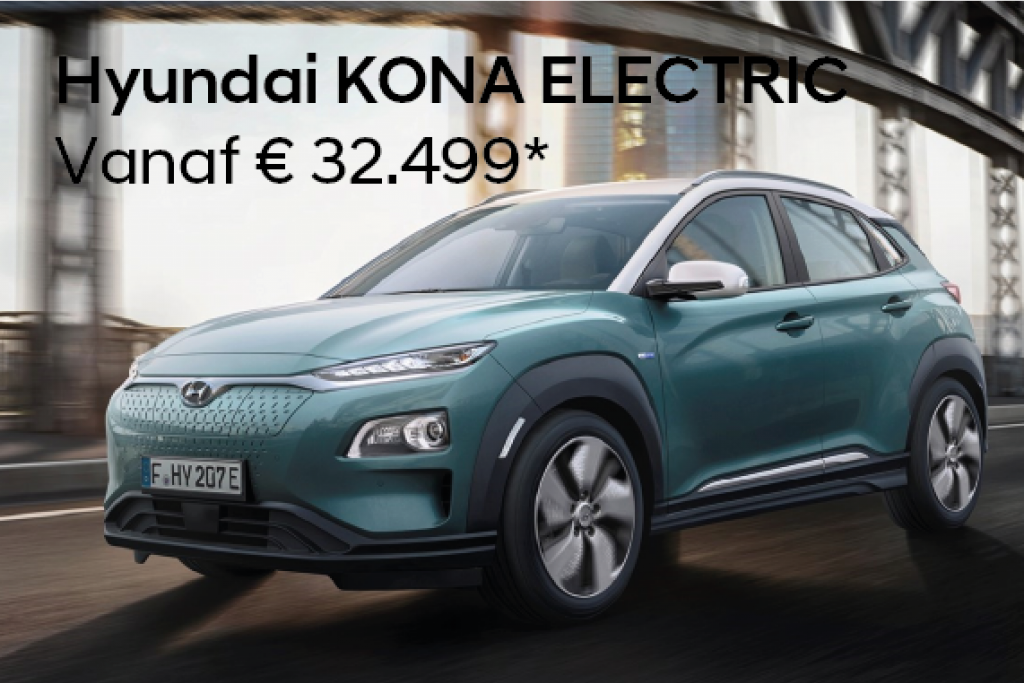 Hyundai Kona electric vanaf 32499 euro