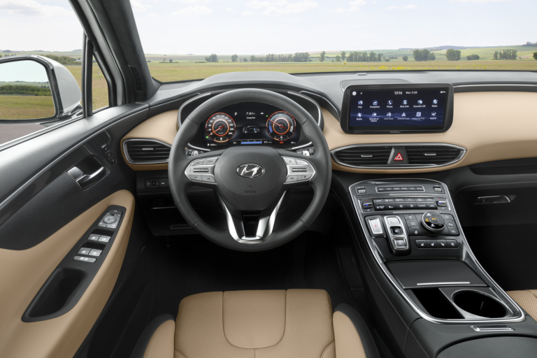 Nouvelle Hyundai Santa Fe 2021 intérieur